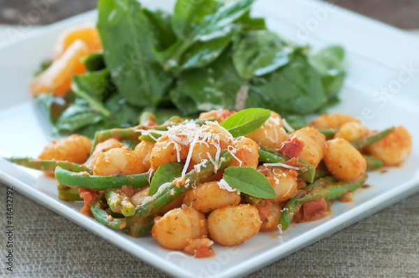 Obraz Gnocchi with Rocket Salad
