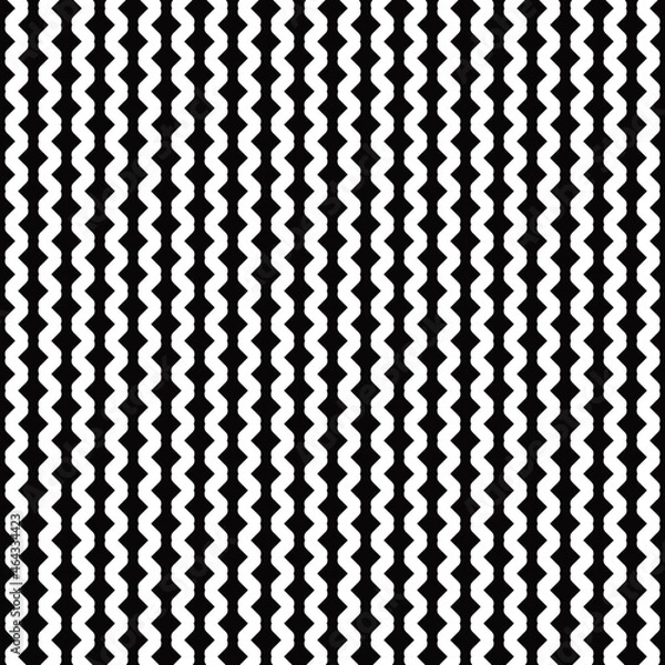 Obraz Vertical stripes. Vector with black equal lines.