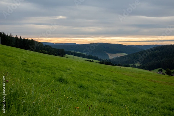 Obraz sunrise in the mountains