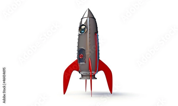 Fototapeta space rocket