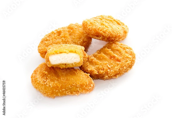 Fototapeta Fried chicken nuggets