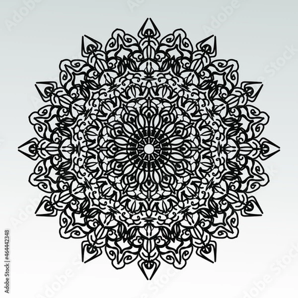 Fototapeta Vector round abstract circle. Mandala style.