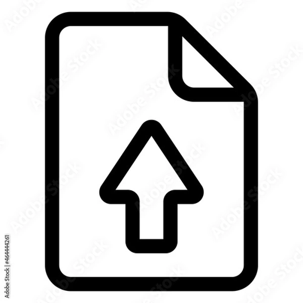 Fototapeta Upload file icon