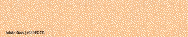 Fototapeta Peach seamless pattern with white dots