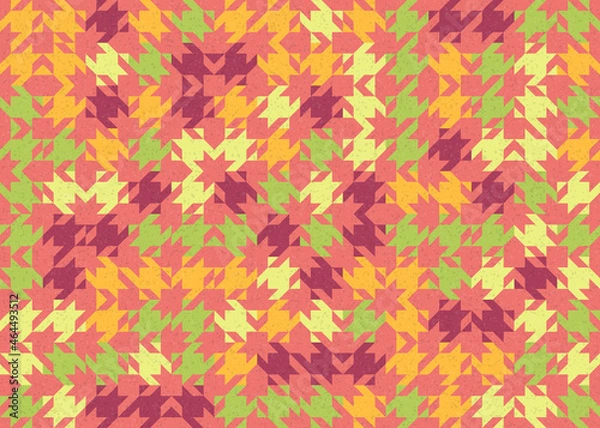 Fototapeta Abstract Geometric Pattern generative computational art illustration