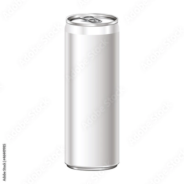 Obraz Can on white background