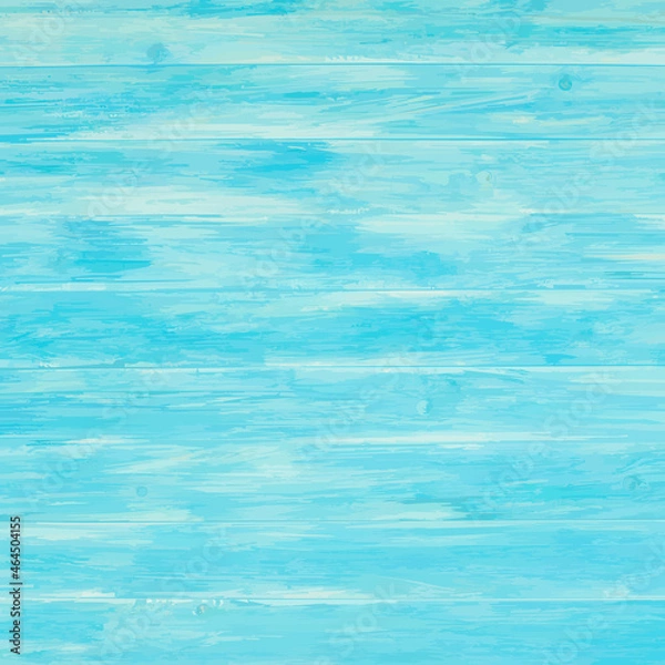 Obraz Blue wood plank wall texture background