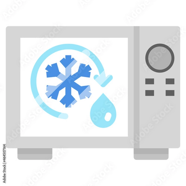 Obraz defrost flat icon