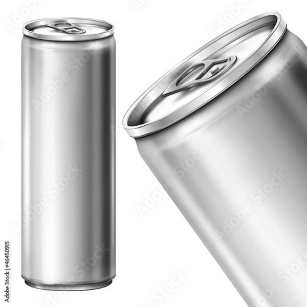 Obraz Can on white background