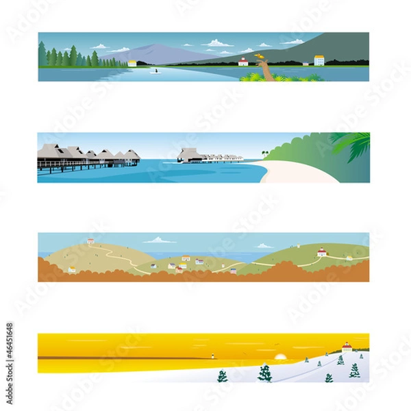 Fototapeta 四季の風景