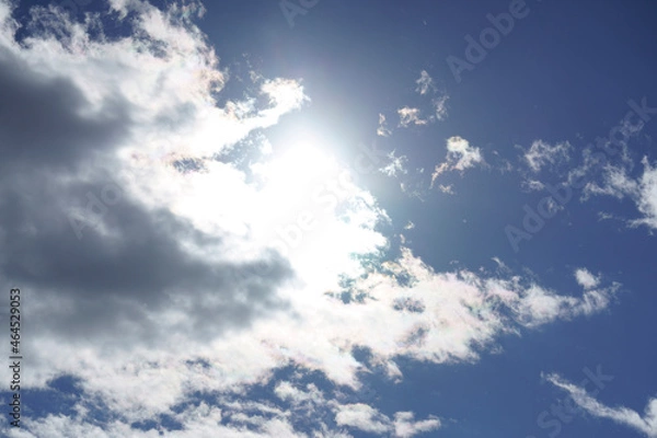 Obraz blue sky with clouds