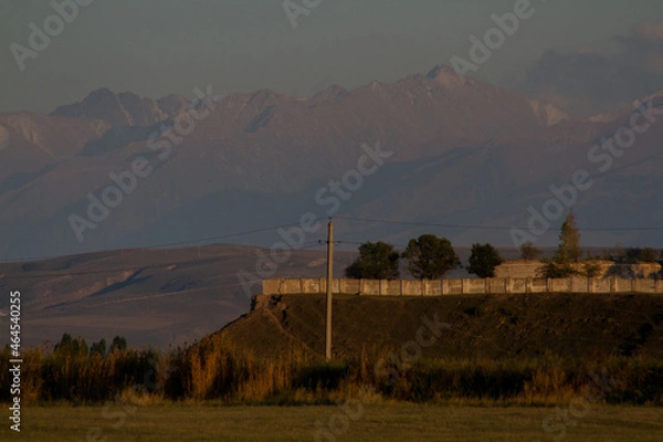 Obraz sunset in the mountains