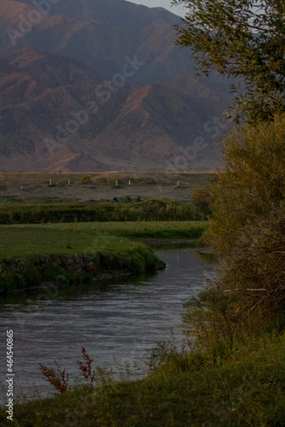 Obraz lake and mountains