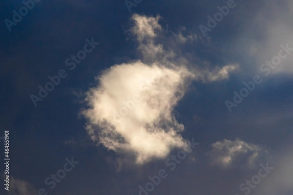 Obraz White cloud texture. Air material backdrop. Sky effect pattern.