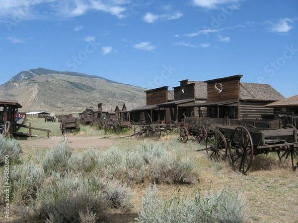 Obraz western ghost town