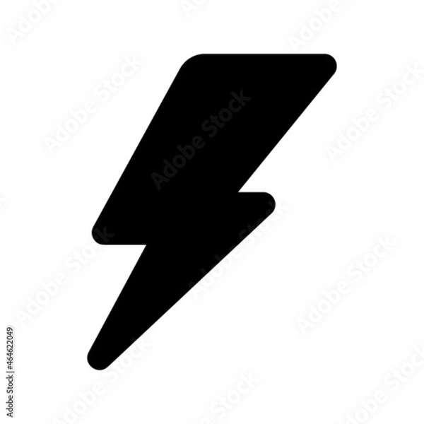 Fototapeta flash icon on white background	

