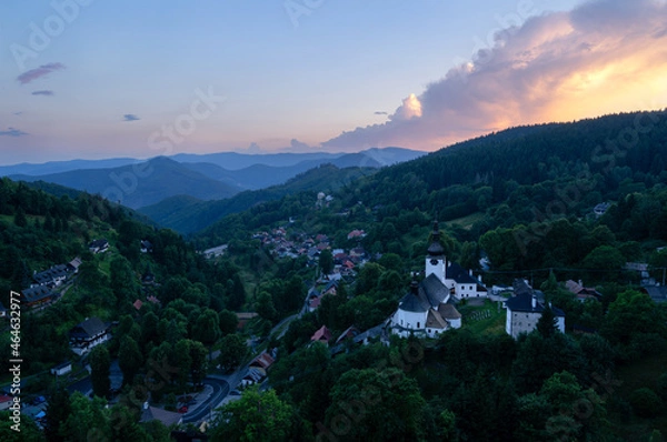 Obraz Spania dolina at night in autumn 