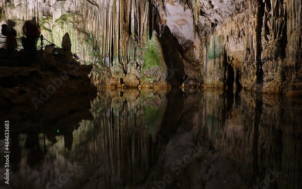 Obraz View of Neptune Cave, ancient cave in Alghero, Sardinia, Italy