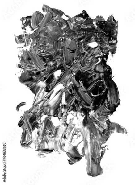 Obraz abstract black on paper