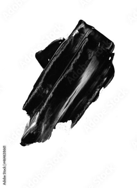 Obraz abstract black on paper