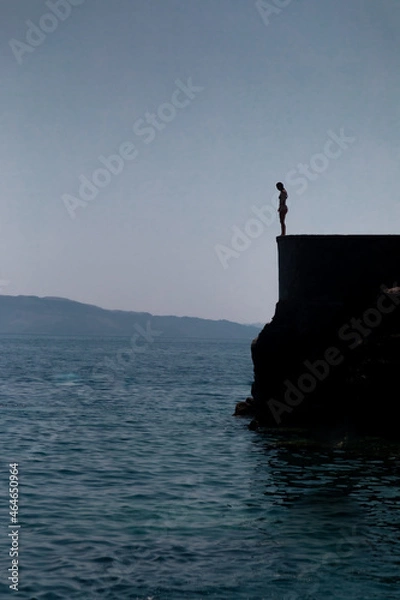 Fototapeta baie d'Ammoudi Oia