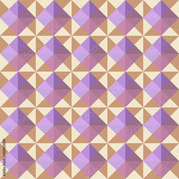 Obraz seamless geometric pattern of triangles. vector illustration