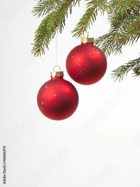 Obraz Weihnachtskugeln