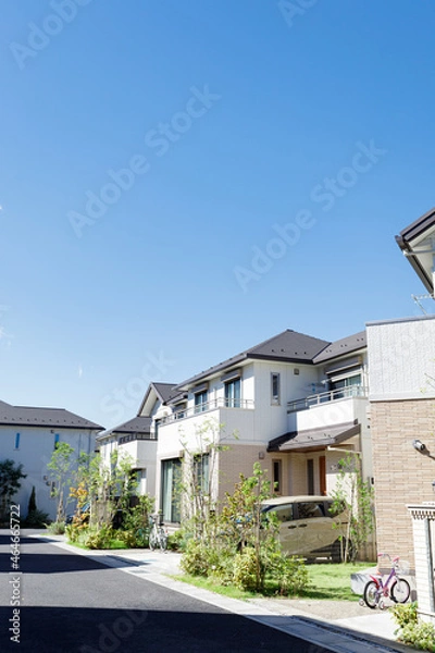 Fototapeta 一戸建て　新興住宅地	