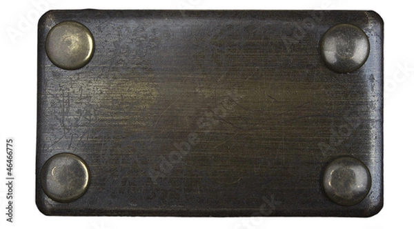 Obraz Metal plate textur