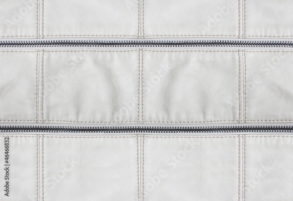 Obraz  leather texture and zipper background