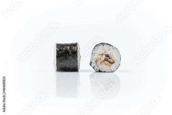 Obraz Sushi rolls isolated on white background
