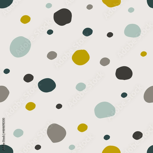 Obraz Hand drawn abstract shapes, textures. Vector design elements, background texture, points, strokes, ornament in grunge style. Scribbles handwritten with pen or pencil. Simple vector geometric texture.