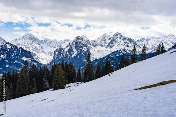 Obraz snow covered tatra mountains