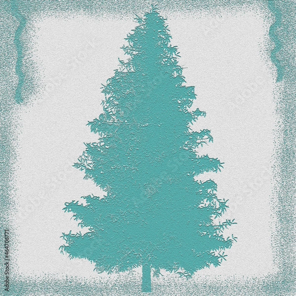 Obraz christmas tree background