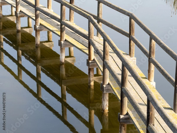 Obraz Pasarela en el agua.