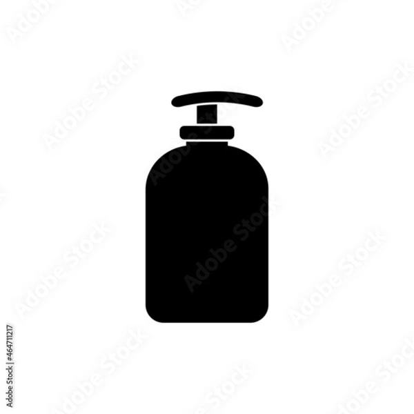 Fototapeta Skin care, natural lotion, face or hand cream or soap vector icon