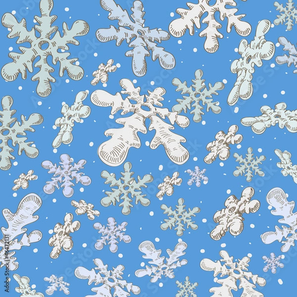 Fototapeta Snowflakes