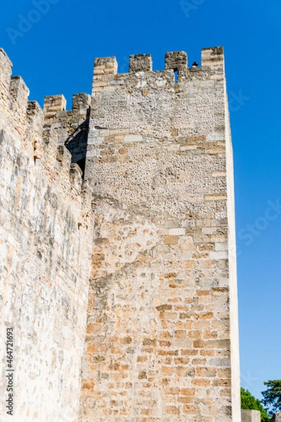 Fototapeta tower of the castle in Portugal