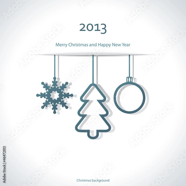 Obraz Christmas background