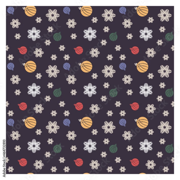 Fototapeta Christmas seamless pattern background Christmas wallpaper