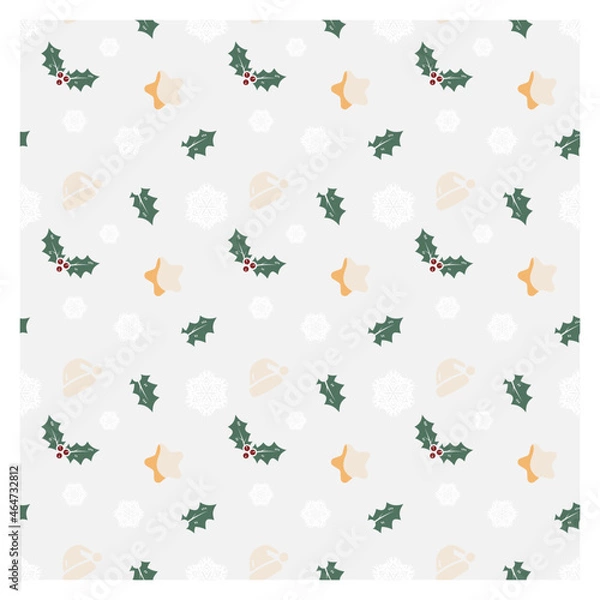 Obraz Christmas seamless pattern background Christmas wallpaper