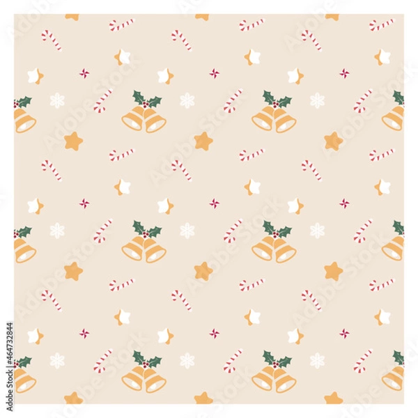 Obraz Christmas seamless pattern background Christmas wallpaper