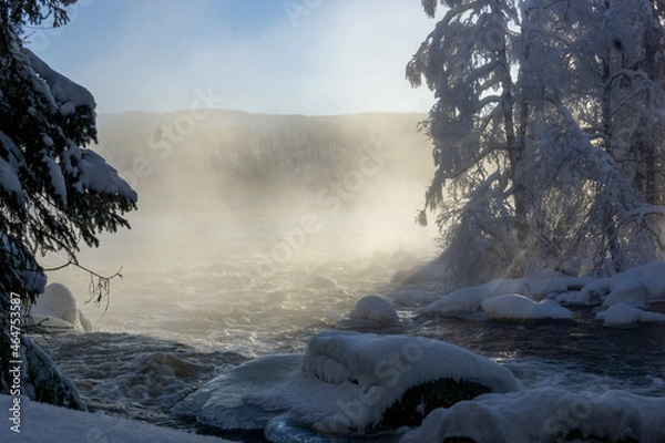 Obraz sunrise in the mountains