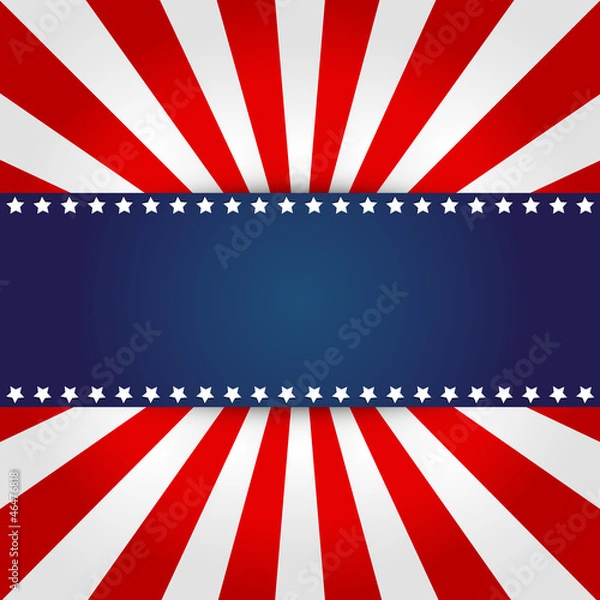 Obraz American Flag Design