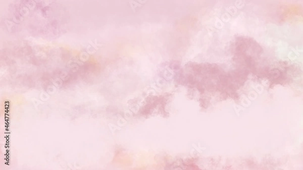 Obraz Pink clouds vector design background.