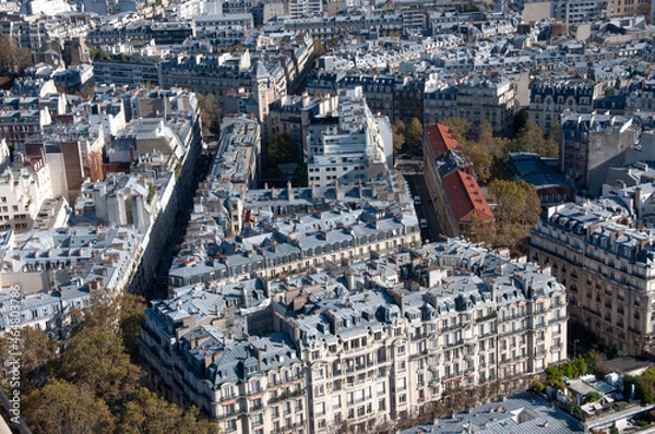 Obraz city from the eiffel tower
