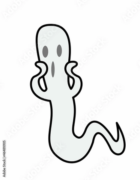 Obraz オバケ2(白線)