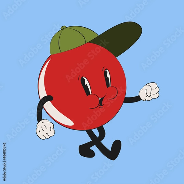 Obraz Cartoon 1930s style Tomato