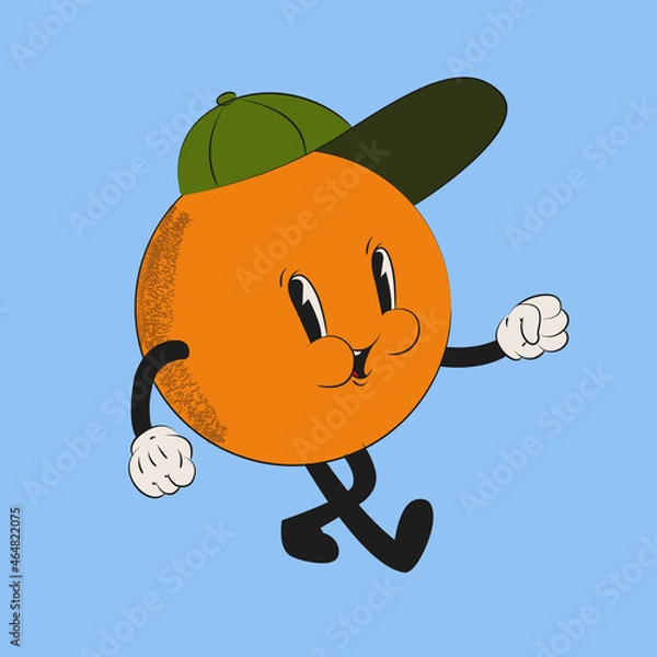 Obraz Cartoon 1930s style Orange