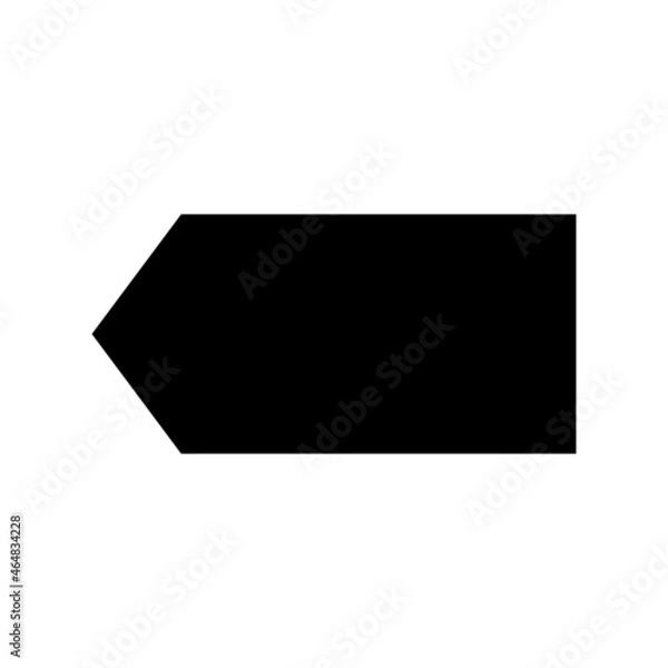 Obraz tag icon on white background	
